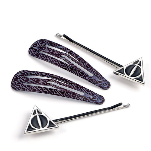 Deathly Hallows Hair Clip Set-The Curious Emporium